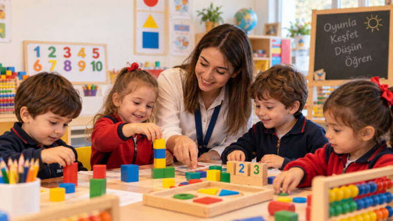 Anaokulunda Geometrik Şekilleri Tanıma